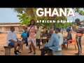 AFRICAN DRUMMING in ACCRA GHANA.  Connecting to the ancestors via music. #africandrumming #drumming