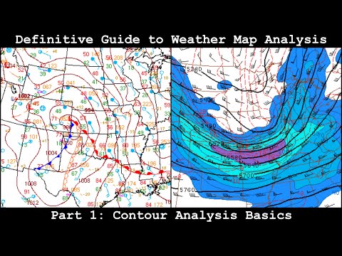 Definitive Guide to Weather Map Analysis – Part 1 – Contour Analysis Basics