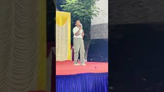 Li'l Master Aarav singing🎤🎶KaNmaNi Anbodu kaadhalan Naan ezhudhum...🎶 at a Live stage Performance