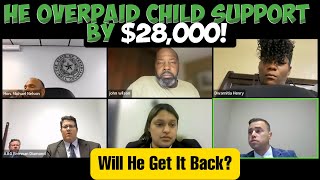 He Overpaid Child Support by $28,000! Will He Get It Back?