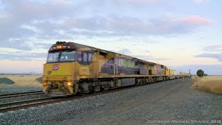 QRNational / Aurizon MP1 Freight Train - PoathTV Australian Railways