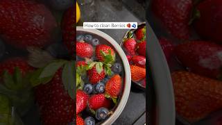 How to clean Berries 🍓🫐#minivlog #dailyvlog #vlog #clean #berries #ytshorts #shorts #information