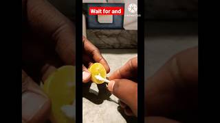 lemon with fire experiment ! science home experiments 😱#shorts #youtubeshorts