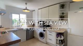 Beautiful flat with terrace and sea view in Puerto de Pollensa for sale