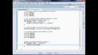 Java util ArrayList addAll Method