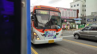 선진상운 3000번 Hyundai Unicity 2013 CNG(현대 유니시티 2013 CNG)마송 - 강화터미널 주행