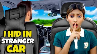 I Hid In A Stranger Car 🚗 For 24 Hours And He Had No Idea 😭 | SAMREEN ALI