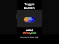 Create a Stylish Toggle Button with HTML & CSS! 🔥#education  #coder  #coding #css #html #javascript