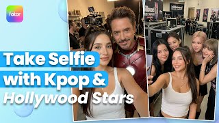 How to Make Selfies with Hollywood & K-Pop Stars (AI Tutorial + Smooth Video Transitions)