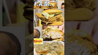 #notalkingeating #mukbang #chickendishes #asmreating Bojangles Bo's Chicken Sandwich Combo Bo-Tato