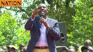 Don’t tell us nobody can stop reggae, DP Ruto slams Raila