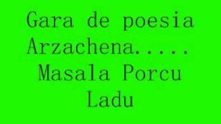 Gara de poesia Masala , Porcu . Ladu.....Arzachena