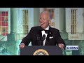 president biden complete remarks at 2022 white house correspondents dinner c span