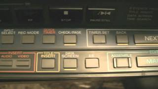 A Quick Look at the BEST Betamax ever made!!!