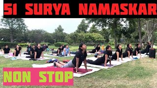 Non Stop 51 Surya Namaskar For Weight Loss