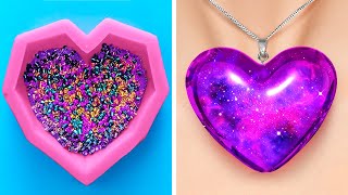 COOL DIY JEWELRY COMPILATION | Colorful Crafts With 3D-Pen, Epoxy Resin, Polymer Clay And Glue Gun