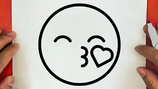 كيف ترسم ايموجي كيوت وسهل خطوة بخطوة / رسم سهل / تعليم الرسم للمبتدئين || Cute emoji drawing