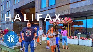 Lively Evening in Halifax Canada 🇨🇦 | Waterfront |Downtown | 4K Walking Tour | Summer 2024