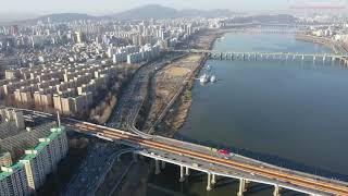 8K 강남 재개발아파트 최고입지 대장주 압구정현대아파트단지의 영화같은뷰드론/Best Location in Gangnam, Korea Drone|시네마틱아카이브-대한민국영상소스