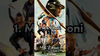 Top 10 best Indian cricket movies | ms dhoni | Best cricket movies #shorts #trendingshorts #cricket
