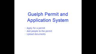 How to apply for a permit