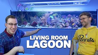 THE LIVING ROOM LAGOON - reef tank aquarium from Tobi *special fish*