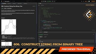 LEETCODE DAILY QUESTION 606 | Construct String from Binary Tree | Is Kabir Coding