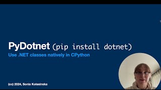 Use .NET classes natively in Python (PyDotnet)