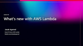 AWS re:Invent 2025 - What's new with AWS Lambda (CNS376)