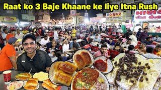 India ki sabse famous Night Food market 🔥 खाने के लिए यहाँ जितना rush कही नहीं लगता 😋