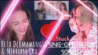 First time Reacting to ‘Stuck with u sing-off’ Reza Dermawangsa VS Maria Eka. So sweet 💕💕🥰🔥