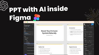 Presentation with AI inside Figma