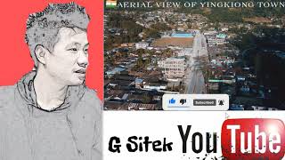 DRONE VIEW OF HQ YINGKIONG UPPER SIANG DISTRICT ARUNACHAL PRADESH INDIA🇮🇳.