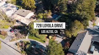 Los Altos Home For Sale - 0.54 Acre Lot - Drone Video