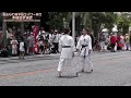 おきなわ屋本店エイサー祭り２０２３ 沖縄空手演武 okinawa karate 沖縄剛柔流空手） okinawa karate demonstration 那覇国際通り）２０２３年７月１６日