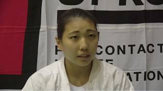 【JFKO】第1回国際フルコンタクト空手道選手権大会　女子重量級優勝　久保田千尋