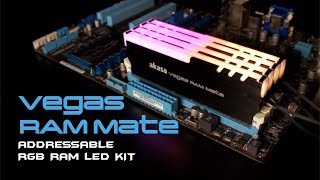 Akasa Vegas RAM Mate Addressable RGB RAM LED Kit