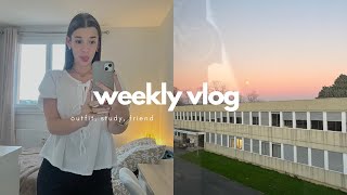 ☆weekly vlog || study, food, friends