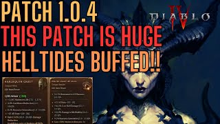 Diablo 4 Patch 1.0.4 This patch is HUGE