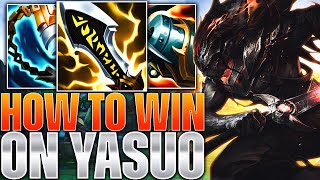HOW TO WIN GAMES AS YASUO MID!