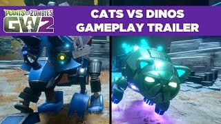 Cats vs. Dinos Gameplay Trailer | Plants vs. Zombies Garden Warfare 2