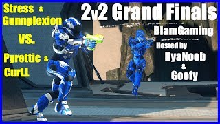 Stress \u0026 Gunnplexion vs Pyrettic \u0026 CurLL - Halo 5 2v2 BlamGaming Tournament Grand Finals