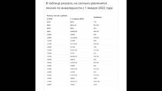 Пенсии в РФ: Насколько увеличится пенсия по инвалидности в 2022/28.01.22