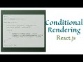 Conditional Rendering in React.js | Next.js