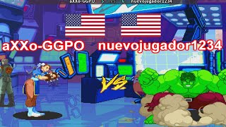 Marvel vs Capcom - aXXo-GGPO vs nuevojugador1234