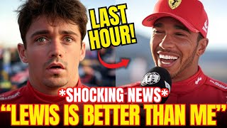 Lewis Hamilton's CRAZY Pirelli TEST RESULTS Leave Charles Leclerc AMAZING!