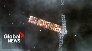 Baltimore bridge collapse: How a container ship was able to bring down the structure