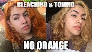 Bleaching Toning Orange Brassy Hair Men S Long Hair Fail Pt 2