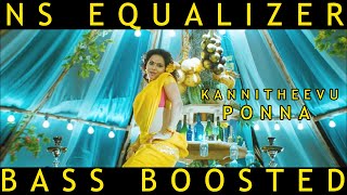 Kannitheevu Ponna Bass Boosted|Yuddham Sei|Tamil SongsNS Equalizer