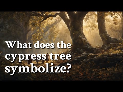 What does cypress tree symbolize?